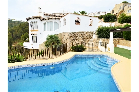 Villa in Pego-Monte Pego zur Ferienvermietung, Woongedeelte 90 m², Bouwjaar 1990, Grondstuk 820 m², 2 Slaapkamers, 1 Badkamers, Pool, ref.: S-2211-1